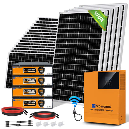 ecoworthy_48V_3400W_complete_solar_panel_kit_household_1