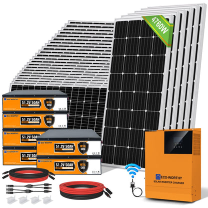 ecoworthy_48V_4760W_complete_solar_panel_kit_household_1
