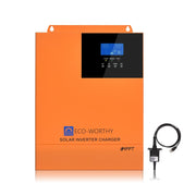 Inverter all-in-one integrato 5000W 48V Inverter di potenza a onda sinusoidale pura e controller 80A per sistema off-grid