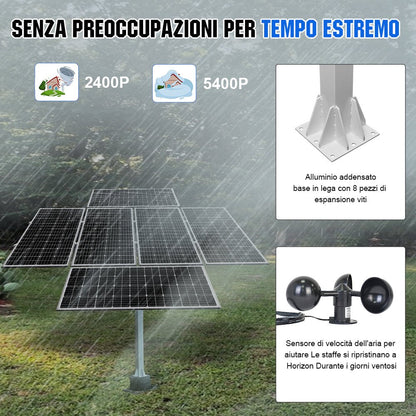 Sistema di inseguimento solare a doppio asse con inseguitore solare - eco - worthy - it