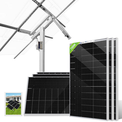 Sistema di inseguimento solare a doppio asse con inseguitore solare - eco - worthy - it