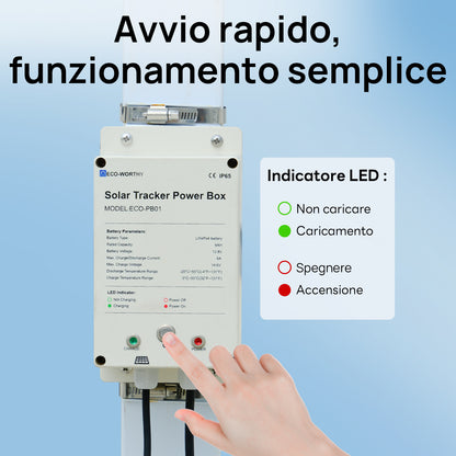 Sistema di inseguimento solare a doppio asse con inseguitore solare - eco - worthy - it