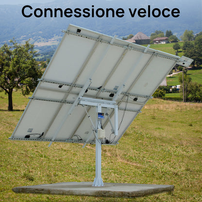 Sistema di inseguimento solare a doppio asse con inseguitore solare - eco - worthy - it