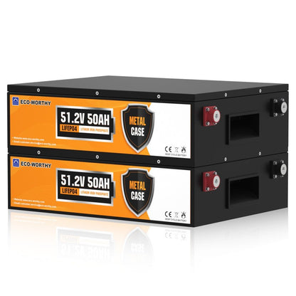 Batteria al litio 48V 50Ah LiFePO4 - eco - worthy - it