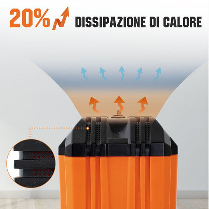 Batteria al litio portatile 12V 20Ah LiFePO4 - eco - worthy - it