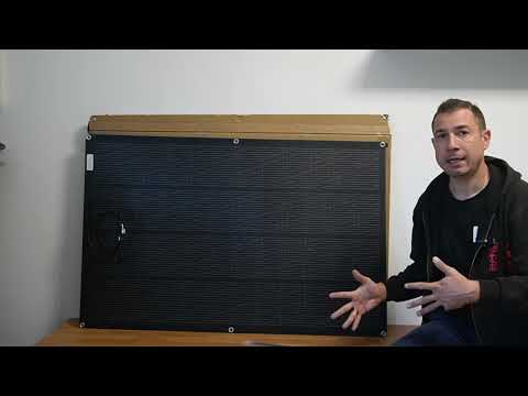 130 W 12 V halbflexibles monokristallines Solarpanel