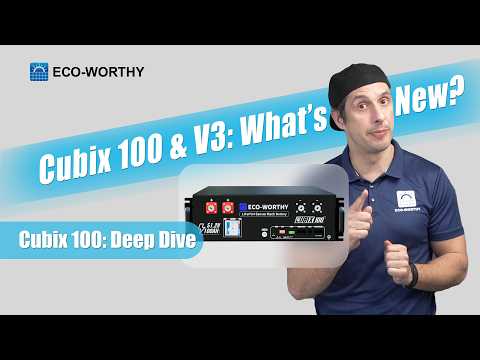 ECO-WORTHY Batteria LiFePO4 Rack 48V 100Ah con Bluetooth & WiFi | Garanzia 10 anni