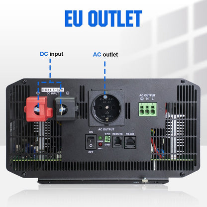 Inverter a onda sinusoidale pura da 3000W Off Grid da 24V a 230V - eco - worthy - it