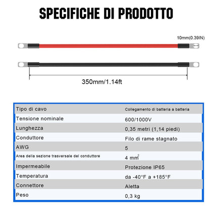 Cavo di collegamento della batteria - eco - worthy - it