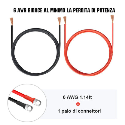 Cavo di collegamento della batteria - eco - worthy - it